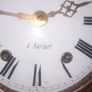 Antique French Antonin Faugere Comtoise or Morbier wall clock, likely dating from the mid to late 19th century. Image 4