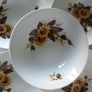 Vintage 1960' Johnson Brothers "Pinecone and Sunflower " 5 soup bowls Image 3