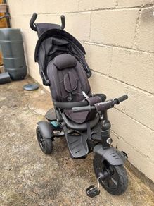 Toddler Trike - QPlay Premium 6-in-1 Trike Black