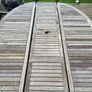 Adjustable size solid garden table and chairs (5) Image 4