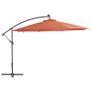 Cantilever Umbrella with Aluminium Pole 350 cm Terracotta Image 5
