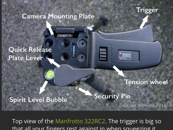 Manfrotto 055XPROB high grade tripod and Manfrotto 322RC2 Heavy Duty Grip Ball head