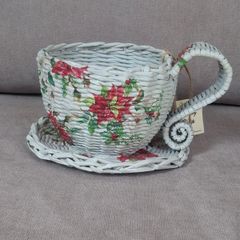 Handmade newspaper basket