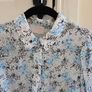 Savida Floral Print Blouse Size Small Image 2