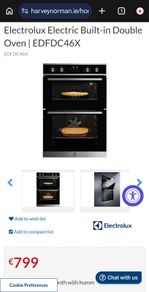 Electrolux Doyble Oven Not Used