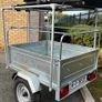 Erde - Galvanised trailer with roof box and frame - excellent condition Image 9