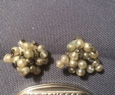 vintage clip on earrings