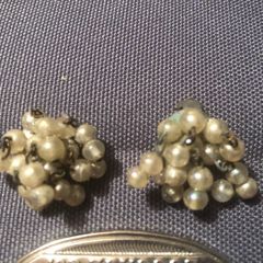 vintage clip on earrings