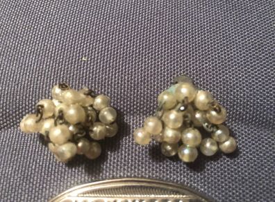 vintage clip on earrings
