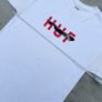 White HUF T-Shirt Image 6