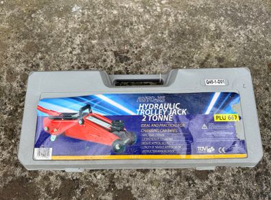 2T Hydraulic Trolley Jack - never used in box