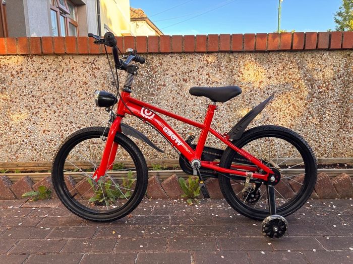 kids bike with lights new in