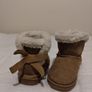 Warm Lined Brown Suede Boots Image 4