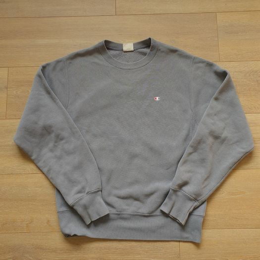 Champion sweatshirt reverse weave mens small grey