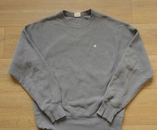 Champion sweatshirt reverse weave mens small grey