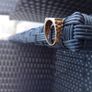 9ct gold dad ring vintage Image 2