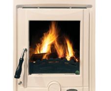 5kw Insert Stove - Multi Fuel insert Stove - Cream Enamel