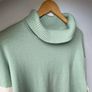 COS Merino Colourblock Knit Turtleneck Sweater Size M (Fits UK 14-16 Oversized) Image 4