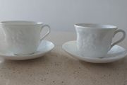 Wedgwood Strawberry and Vine pair of cups and saucers