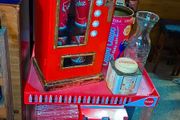 Vintage Cold drinks press wooden cabinet