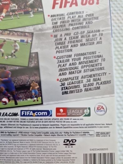 Fifa 08 2008  PlayStation2 Ps2 Games Original
