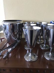 Ice Bucket & Goblet Set