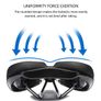 Bike Saddle Breathable Big Butt Cushion Leather Surface Seat Mountain MTB Hybrid Bicycle Shock Absorbing Hollow Cushion Image 3