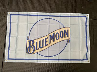 Blue Moon Beer Flag