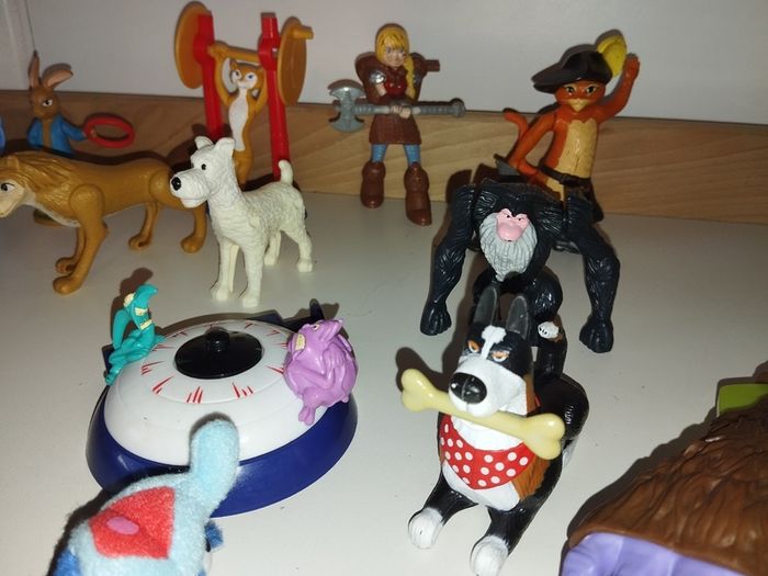 Vintage McDonalds  Burger King Toy Bundle