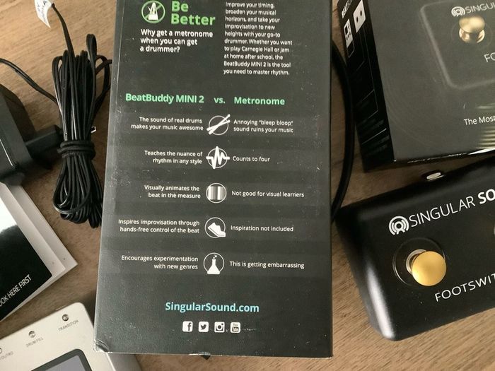 Singular Sound BeatBuddy Mini 2 Bundle with Footswitch+