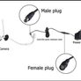 DC Extension Cable 10M Plug 12V Power CCTV Camera. White or Black Image 2