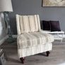 Striped accent chair - excellent condition Image 2