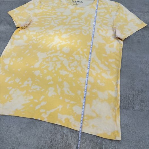 Yellow tie dye jack wills tshirt