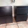 ikea malm bedside lockers Image 2