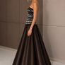 Brown luxurious evening dress Image 6