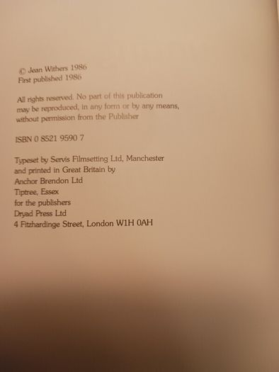 Mounting & Using Lace / Jean Withers/ 1986