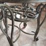 small glass top table like new. Image 2