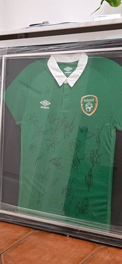 Signed Framed Ireland Euro 2016 Shirt
