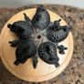 Antique Indian Brass bindi box with peacock finial Image 7