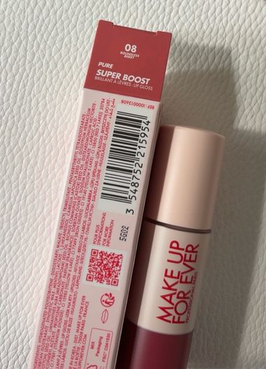 Make Up For Ever Super Boost Moisturising Plumping Effect Lip Gloss 9ml Shade Boundless Berry