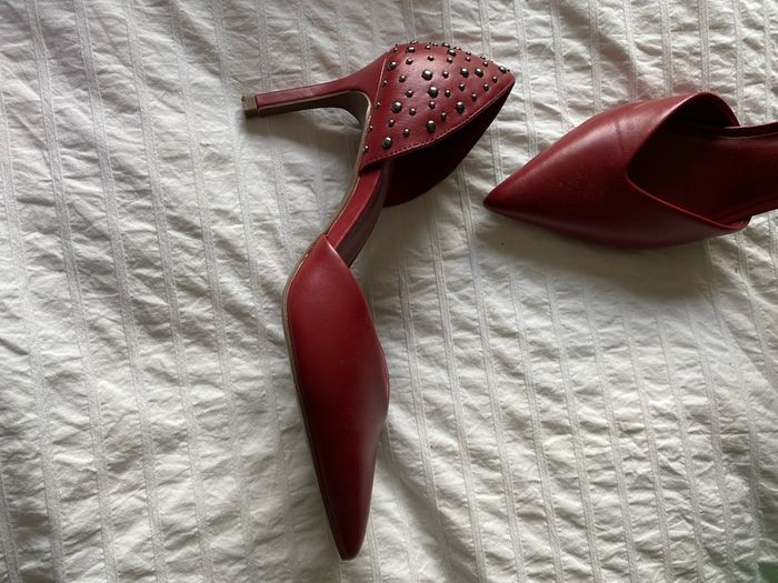 NEXT Ladies maroon shoes size 5