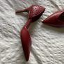 NEXT Ladies maroon shoes size 5 Image 3