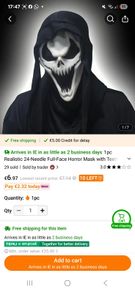 Kids brand new halloween mask