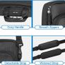 16 Inch Laptop Bag Case, Waterproof Slim Computer Sleeve Cover Compatible with MacBook Air/Pro 15/16, Surface Book 3/2 15, Dell Inspiron 15.6, HP Pavilion 15.6, Samsung Chromebook 15.6 Image 2