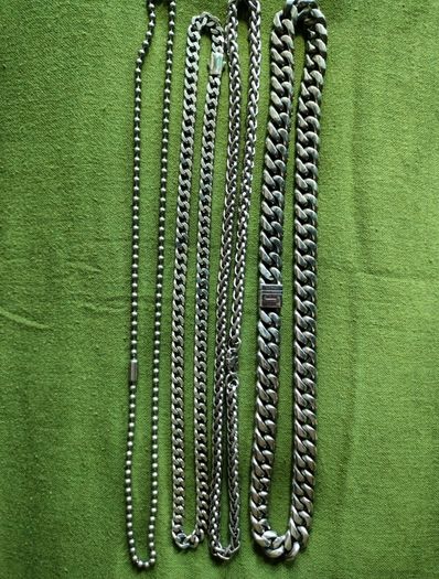 NEW Pure Titanium Chain Necklace 7 mm
