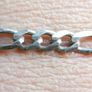 Vintage Sterling Silver 925 Figaro Chain Bracelet Image 10