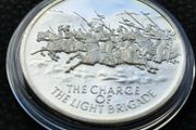 RARE - United Kingdom Medal 1968 - The Charge of The Light Brigade BCS 10, (42 Grams .999 Silver)