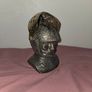 Vintage Japanese made Metal Knight Head Table Lighter Image 2