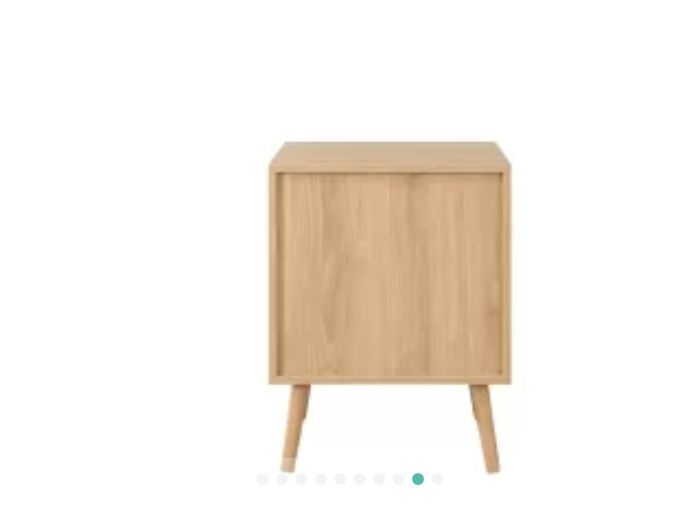 BRAND NEW + SEALED Birlea "Croxley" Rattan Bedside Drawers/Side Table