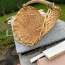 Wicker log basket. 27in long Image 2